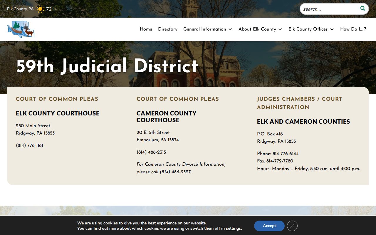 Cameron County criminal court cases in the 59th Judicial District