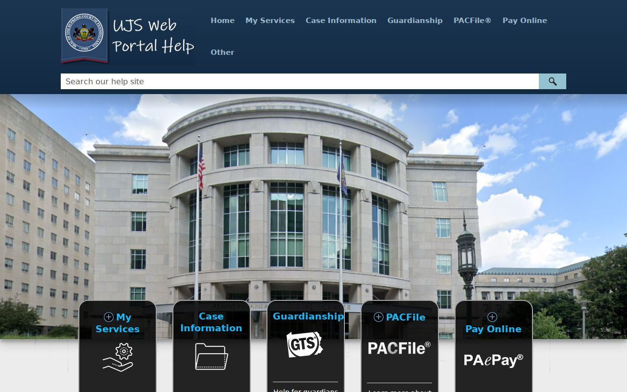 Cameron County criminal case search help from the UJS portal